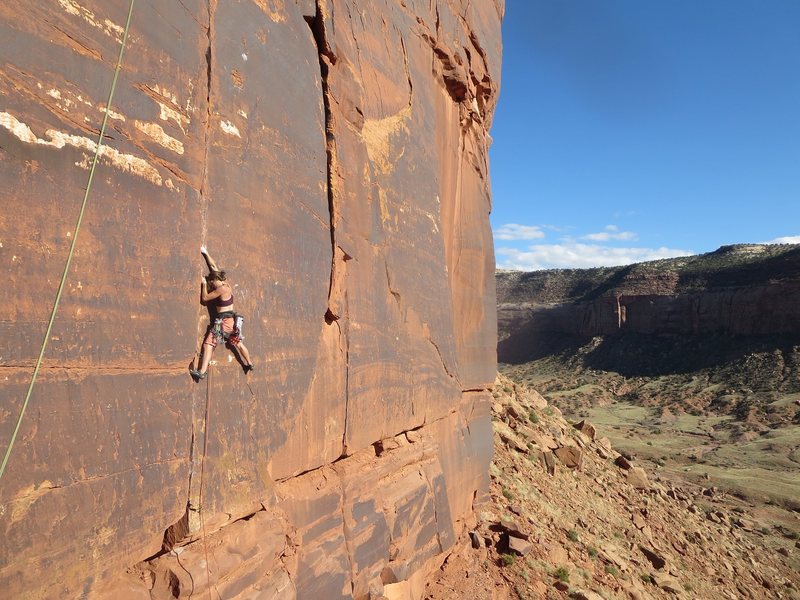 Some Boulder badass onsighting Puma