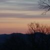 Sunset on the blue ridge parkway