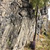 Sunshine Wall at the left end of Balcony Jr. Great cold sunny day bouldering. 