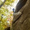 Nick enjoying some positive holds down low. 