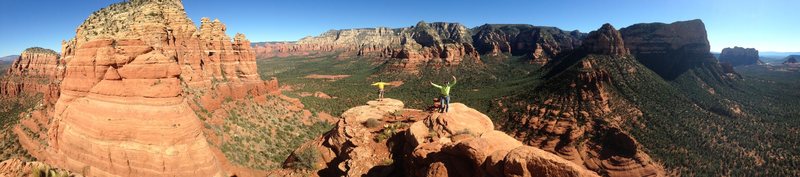 Streaker Spire summit panorama 