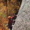 In the crux on Boat Ramp.