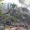Base of the crag