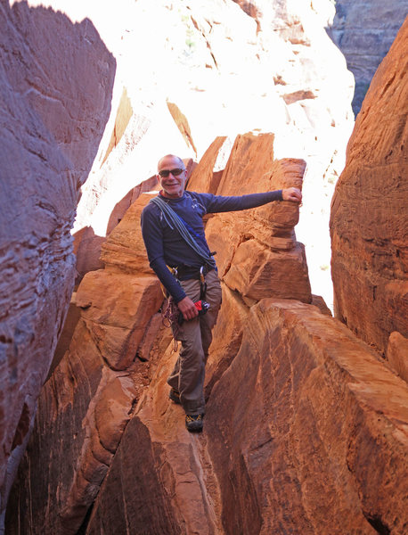 Halfway through the route one comes to a spectacular balcony.