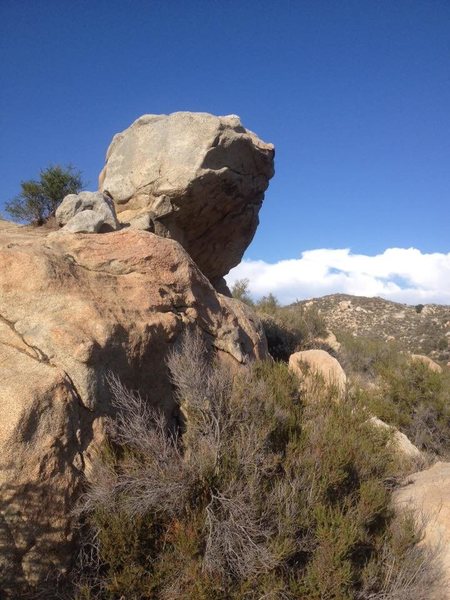 20 foot boulder in Simpson park