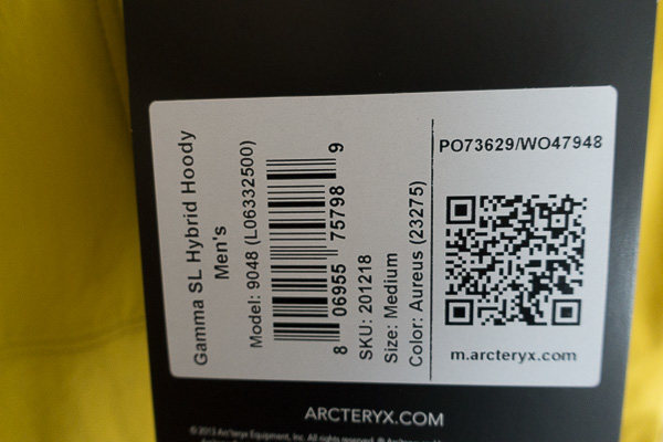 Arcteryx Gamma SL Hybrid Hoody