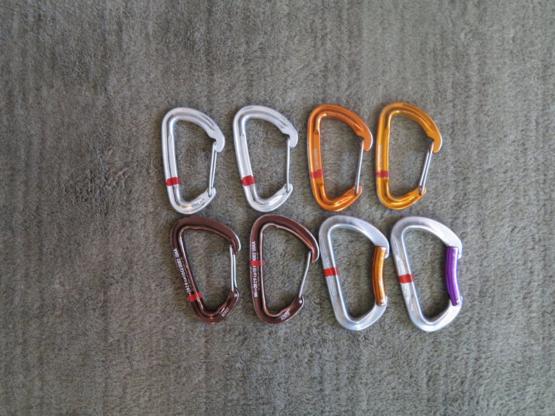 Petzl, Cypher and Metolius Biners $3.00 Each<br>
8 total