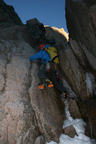 First pitch of Martha on Mt. Lady Washington.