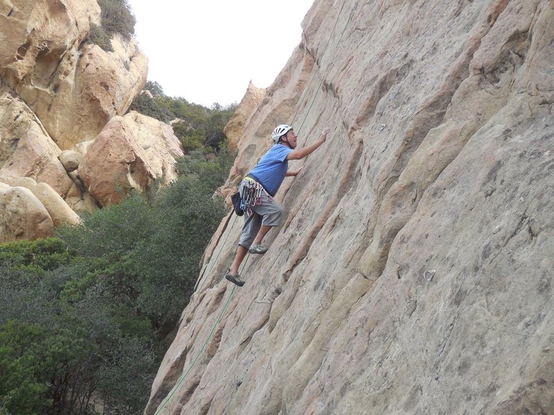 Working up the initial slab on "Proud Mary."