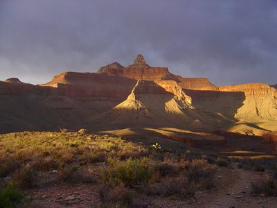 Zoroaster Temple during a storm.