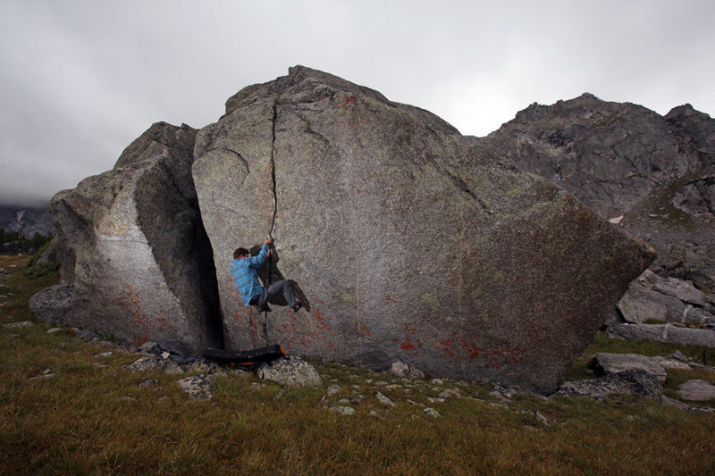 alpine bouldering