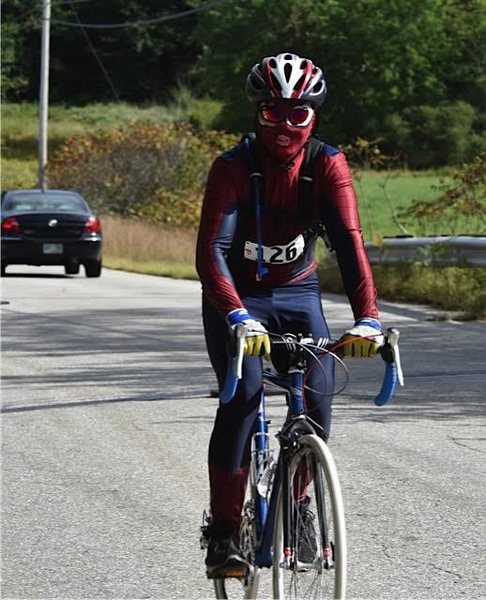 Who needs web when you have a bike with a United States Post Office seat?