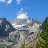 Middle Palisade and Norman Clyde Peak.