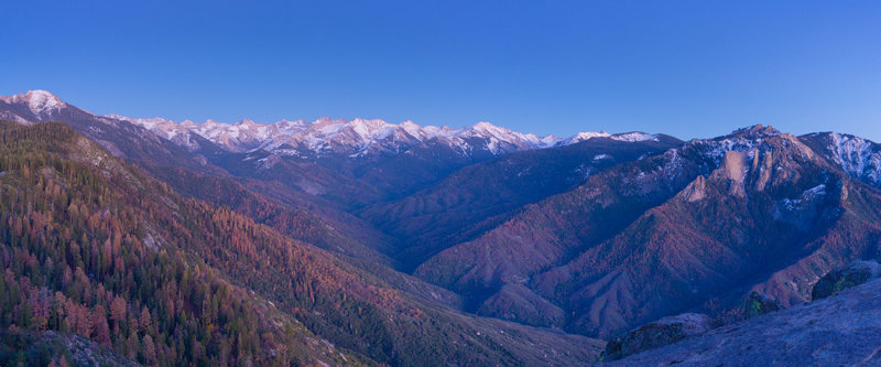 Looking to the east form the top. From Angel Wings to Castle Rock Spire and beyond..