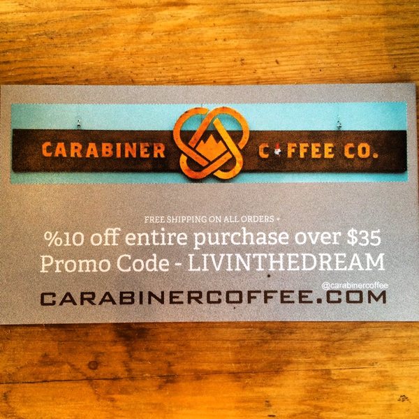 promo code "LIVINTHEDREAM"