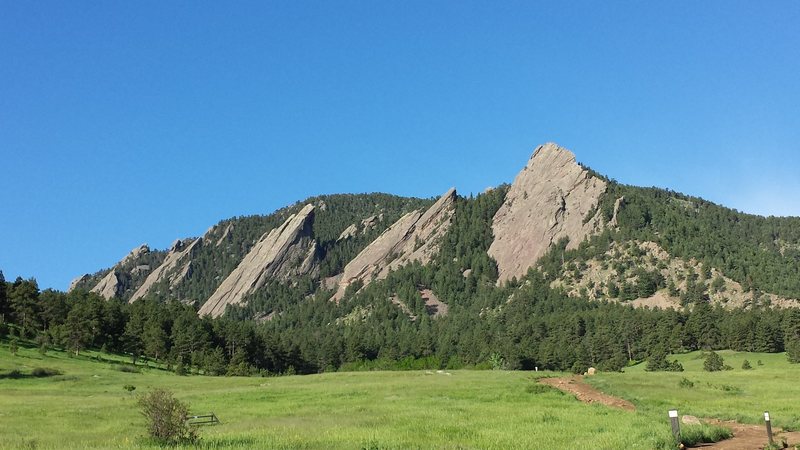 The beautiful Flatirons