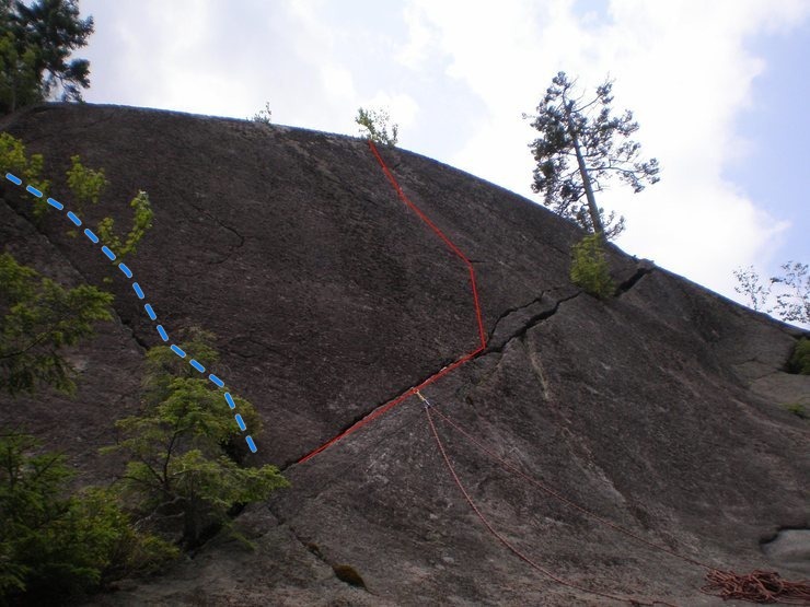 Hand Crack is the blue line on the left. 