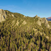 View around back and surrounding crags