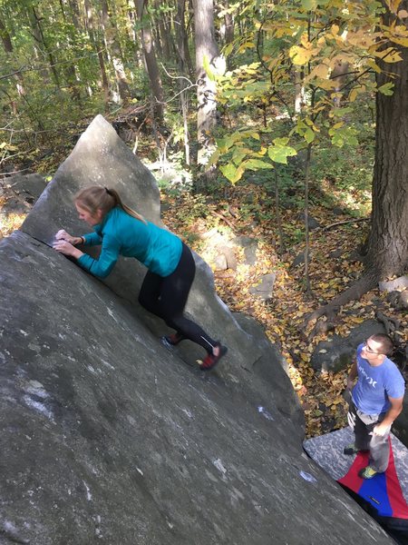 Fun warmup slab right on the main trail!