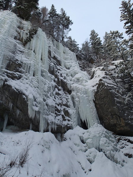 First pitch of Icy BC is on the right.