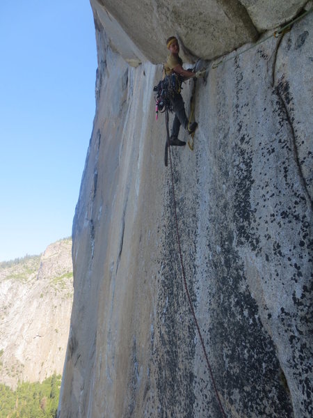 Robbie cruisin' the Shield Traverse pitch