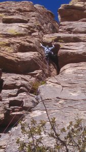 The man himself at the crux