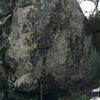 Tom Cruise boulder.  For scale, the ski pole is 3 feet long.  This isn't even the largest boulder out here.