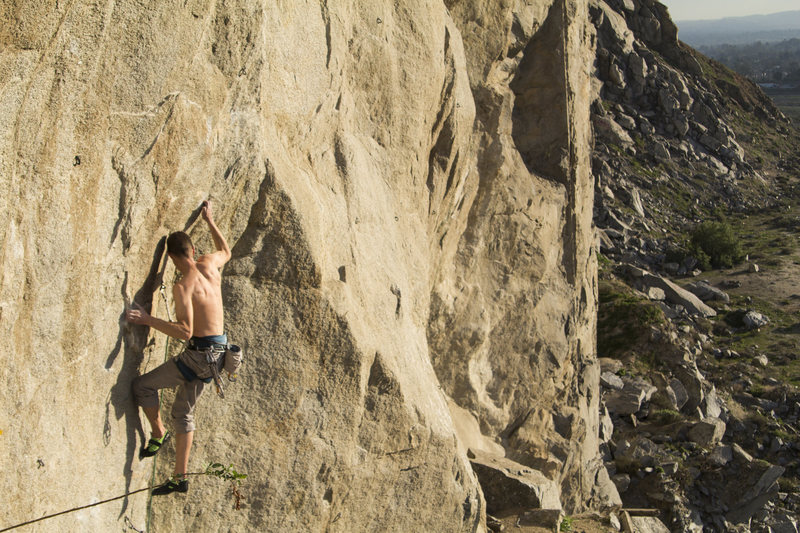 Mike crushing the lower section