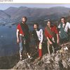First ascent ... "Last of the Summer Wine" .. in Borrowdale Lake District UK <br>
L to R Denis Peare ..Chris Bonington .. Pete Greenwood .. Paul Ross ...