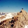 On the summit of Mount Gould