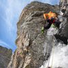 Austin Lorehn going full Bruce Lee on what was our second pitch of Enter The Dragon, RMNP.