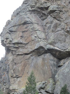 Another view of the Iron Buttress.