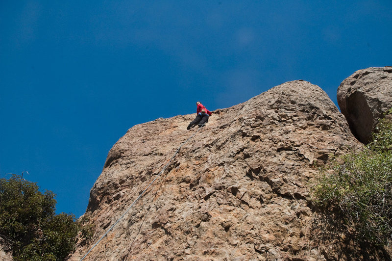 kt topping out, enjoying the beautiful view