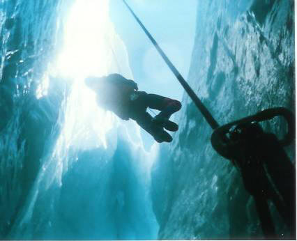 Teaching Crevasse Rescue on Mt Baker