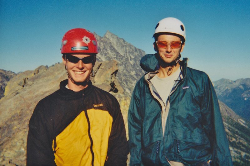Phil and I on North Ingalls Peak, summer 2001.