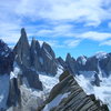 Wheres Waldo?..nearing the summit of Aguja De La S, 2005