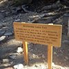 Bristlecone Cabin Trail sign, White Mountains