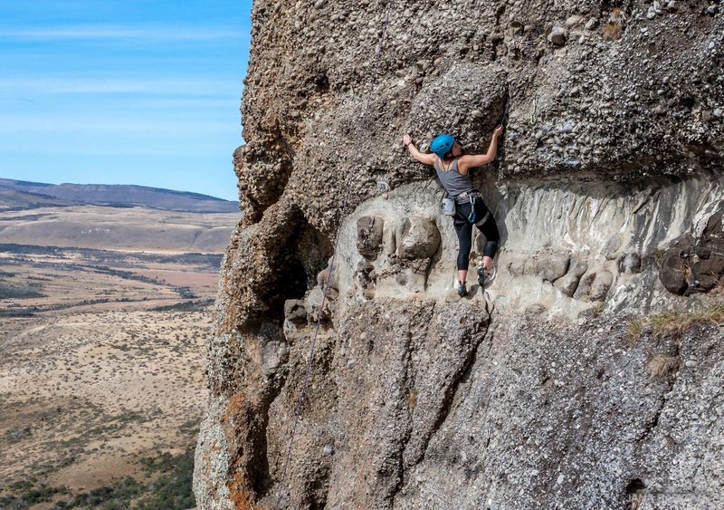 Climbing at Lagua Sofia