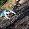 Last pitch of Normale at Sasso Bianco