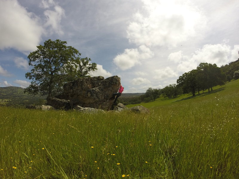 Bouldering near the Sierra Conservation Center.