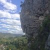 Blanca Nieves as seen from the rappel anchors on La Escalera.