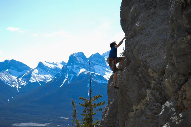 Yours truly on the route, Photo by J. Dornian