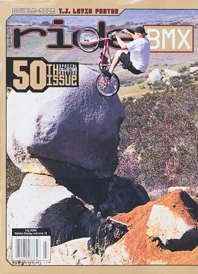 I grew up in the 90s-2000s riding BMX in the midwest - pouring over magazines because the internet was still burgeoning. Years later I found myself in the Santee Boulder field, perplexed over why this seemed so familiar.<br>
<br>
Rider: Dave Voelker <br>
Photo: Mark Losey<br>
<br>
(link - http://www.23mag.com/mags/rus/rus00.htm)