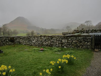 Approaching rain Cumbria hills