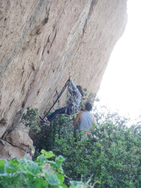 Aid practice on the 5.12 Crack.