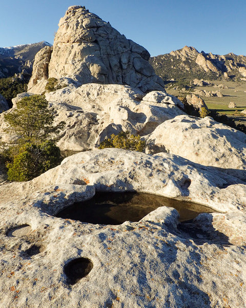 View along Lookout Ridge to Lookout Rock.