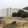 Las Virgenes Water District water tank. Pass this on your right about 1/3 of the way in on the hike into Saddle Peak.