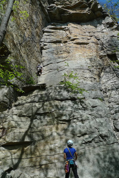 climbers on Bonnie's Roof