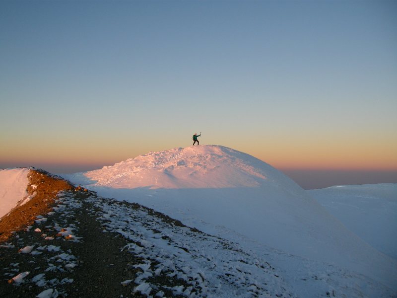 Mt. Rainier summit.