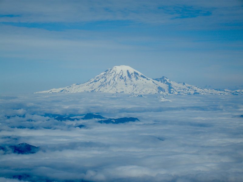 Mt Rainier from Mt. Adams.